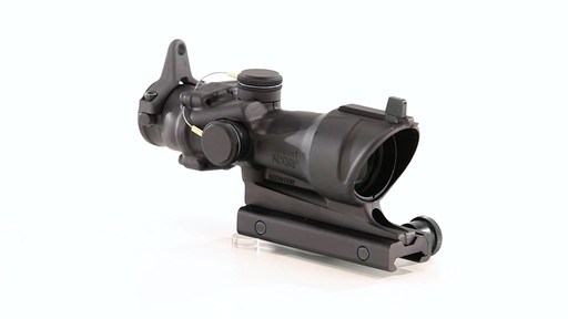 Trijicon ACOG 4x32mm Crosshair/Amber Center Reticle Rifle Scope .223 Ballistic 360 View - image 3 from the video